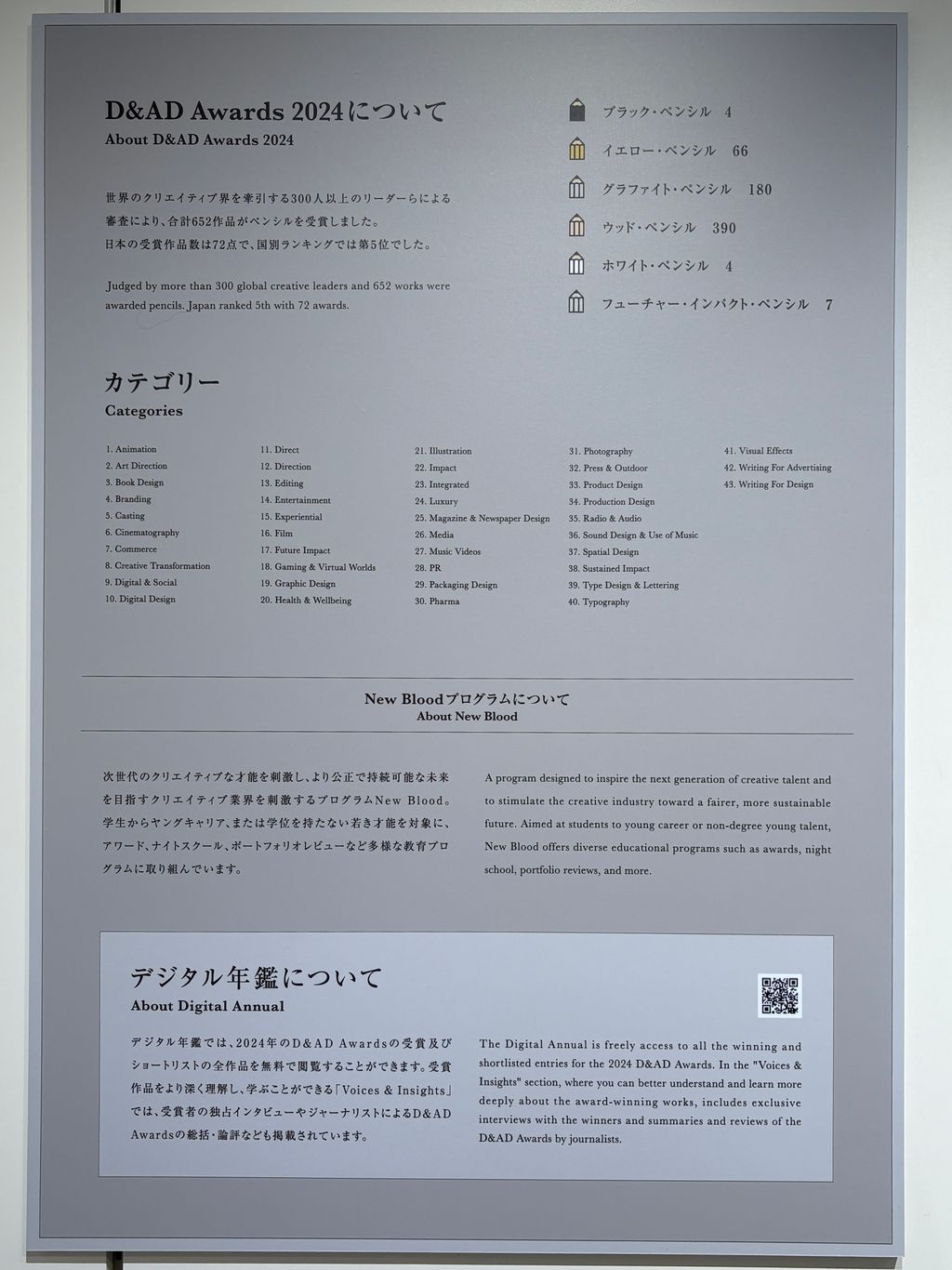D&AD Awards 2024展览现场01